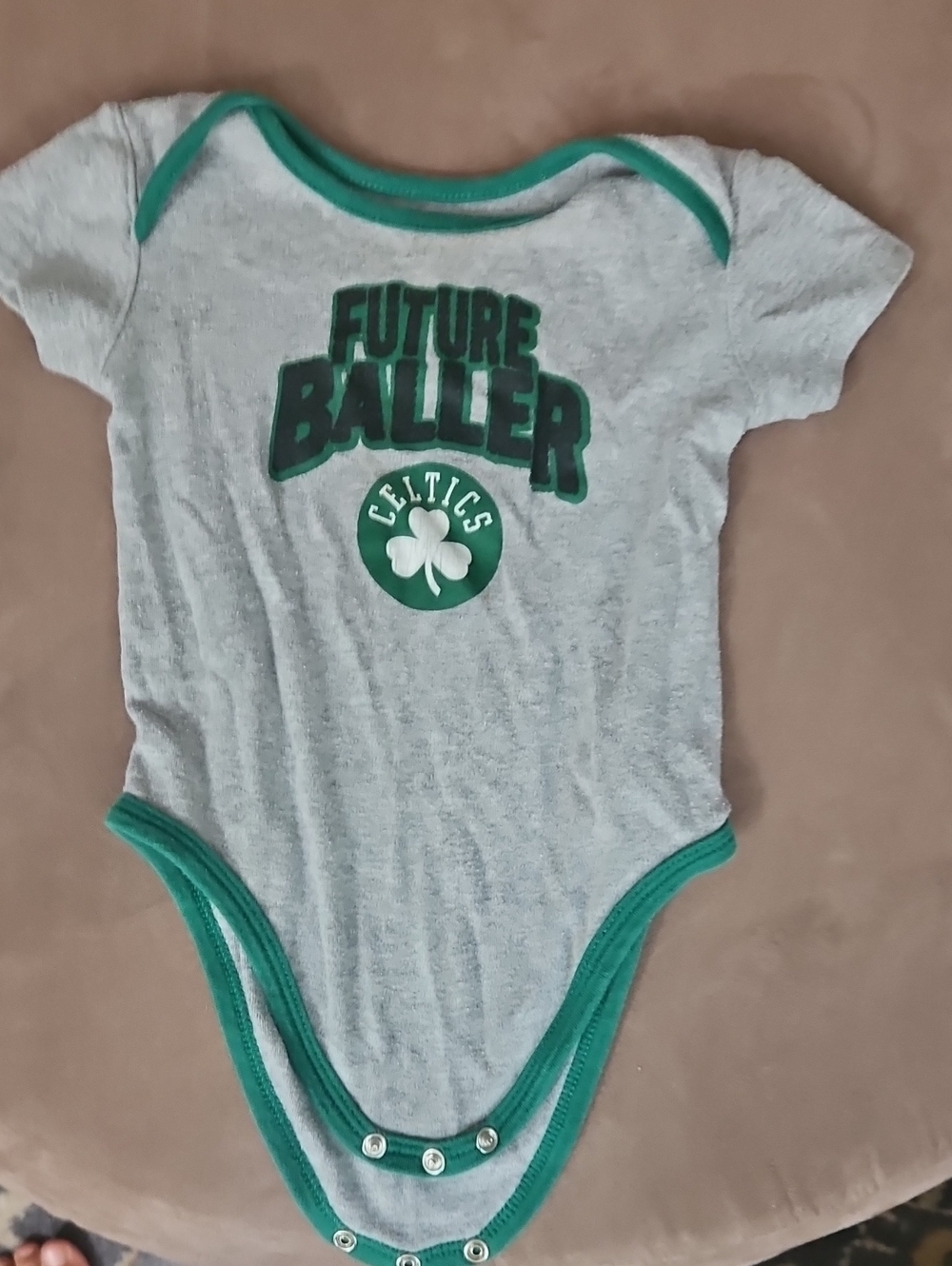 24m T Shirt Onesie Snap Crotch Celtics Baby Toddler